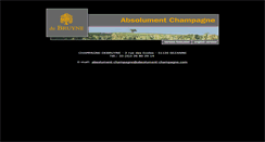 Desktop Screenshot of absolument-champagne.com